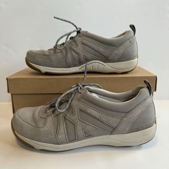 Dansko Hatty Grey Comfort Women’s Casual Walking Shoes Sneakers Size 38 - Picture 1 of 10